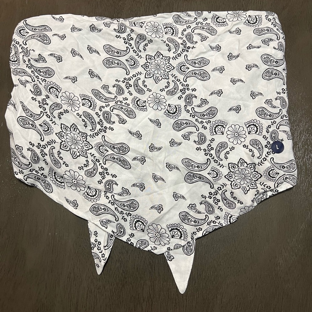 White Hollister Crop Top 🦓